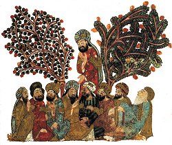 Al-Harith and his companions. Click for larger image.