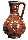 Earthenware jug, Iznik, 16th century.