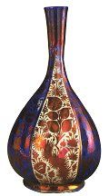 Lobed bottle, Iran, late 16th century.